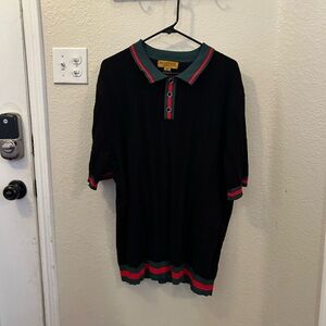 Prestige Original Luxury Designer Shirt 3XL Black Red Green
